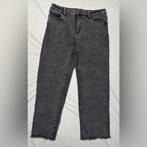 Kendall & Kylie Charcoal Ankle Jeans